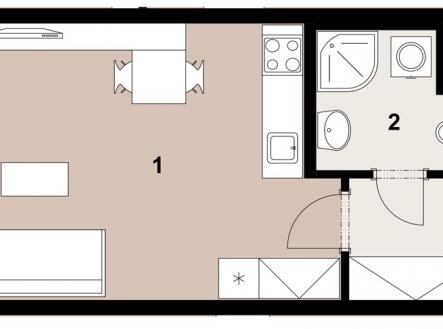 alt | bytu, 1+kk, 64 m²