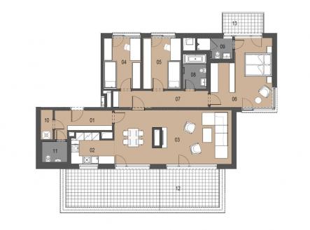 pudorys-c361.jpg | Prodej bytu, 4+kk, 165 m²