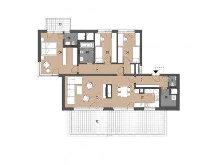 pudorys-b62.jpg | Prodej bytu, 4+kk, 165 m²