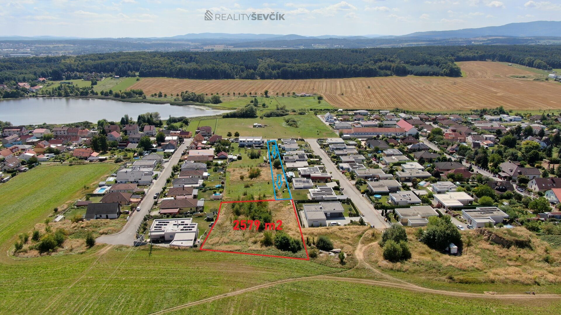 Prodej stavebního pozemku 2 579 m² – Litvínovice, u Českých Budějovic