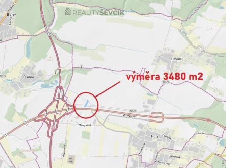 Prodej - pozemek pro komerční výstavbu, 3 480 m²