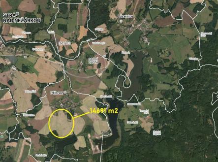 Prodej - pozemek, zemědělská půda, 14 691 m²