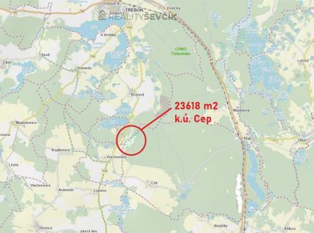 Prodej - pozemek, zemědělská půda, 23 618 m²