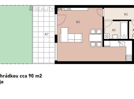 Prodej bytu, 2+kk, 57 m²