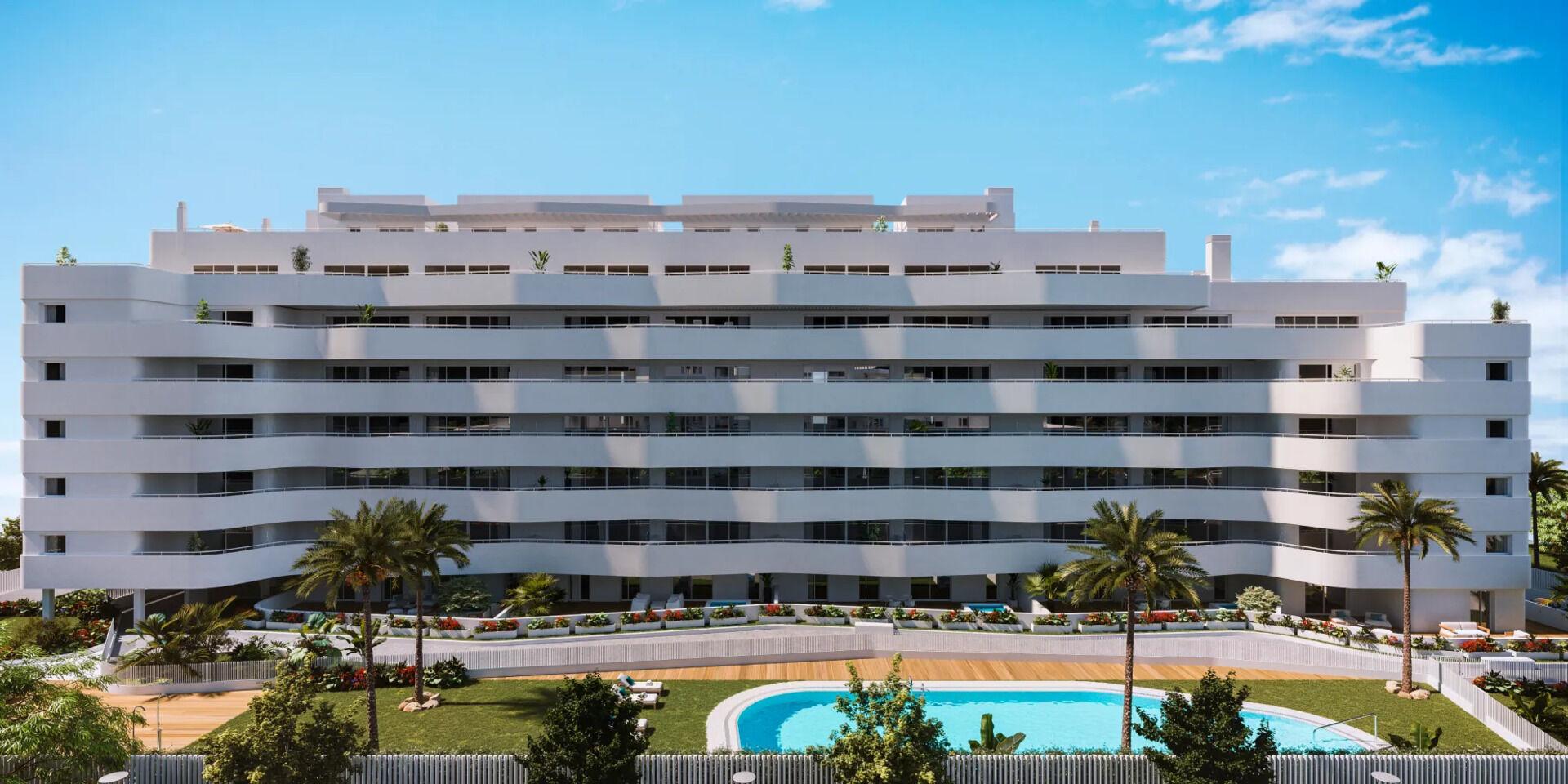 Moderní apartmán 3+kk s terasou a garážovým stáním – Torre del Mar, Costa del Sol