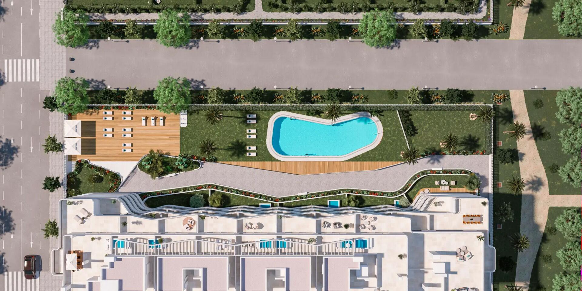 Moderní apartmán 3+kk s terasou a garážovým stáním – Torre del Mar, Costa del Sol