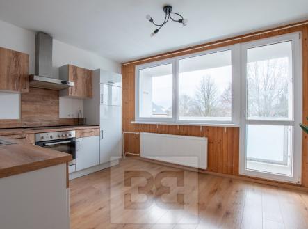 Obývací pokoj s balkonem | Pronájem bytu, 2+kk, 40 m²