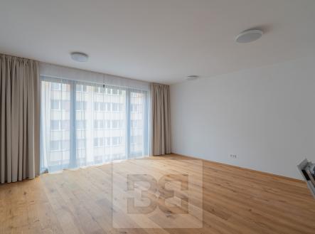 Obývací část | Pronájem bytu, 1+kk, 43 m²