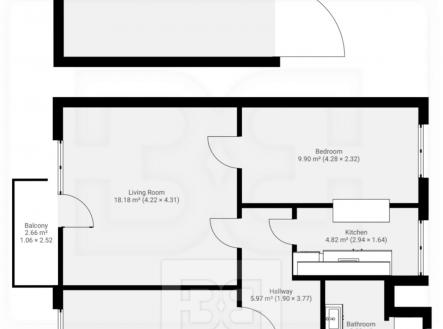IMG_6845 | Pronájem bytu, 3+1, 68 m²
