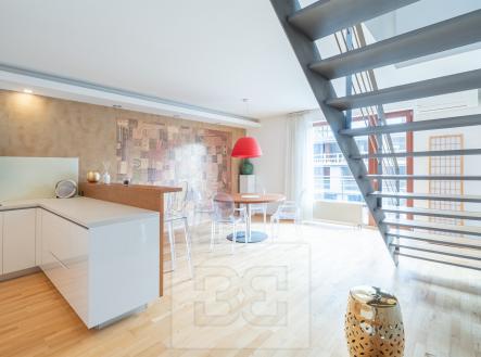 Kuchyň | Pronájem bytu, 3+kk, 110 m²