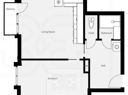 IMG_6990 | Pronájem bytu, 2+kk, 41 m²