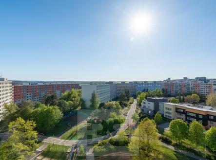 Výhled z balkonu | Pronájem bytu, 3+1, 81 m²