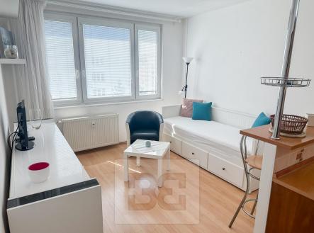Obývací prostor | Pronájem bytu, 1+kk, 24 m²