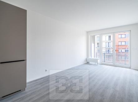 Obývací pokoj s kuchyní | Pronájem bytu, 2+kk, 51 m²