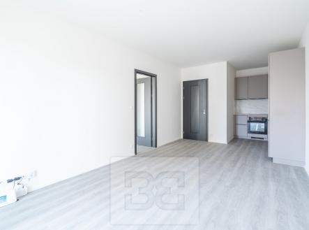 Obývací pokoj s kuchyní | Pronájem bytu, 2+kk, 51 m²