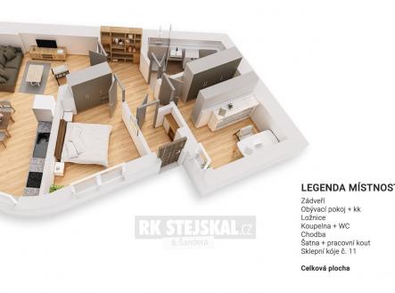 Prodej bytu, 3+kk, 72 m² obrázek