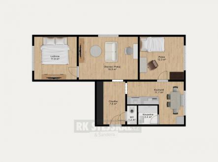 foto: 3 | Prodej bytu, 3+1, 64 m²