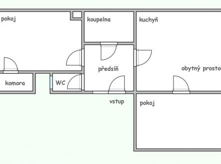 fotografie | Pronájem bytu, 3+kk, 74 m²