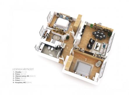 fotografie | Prodej bytu, 4+kk, 100 m²