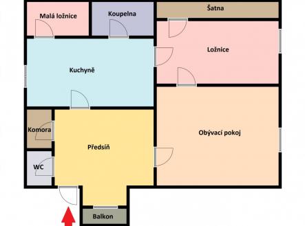 Pronájem bytu, 3+1, 90 m²