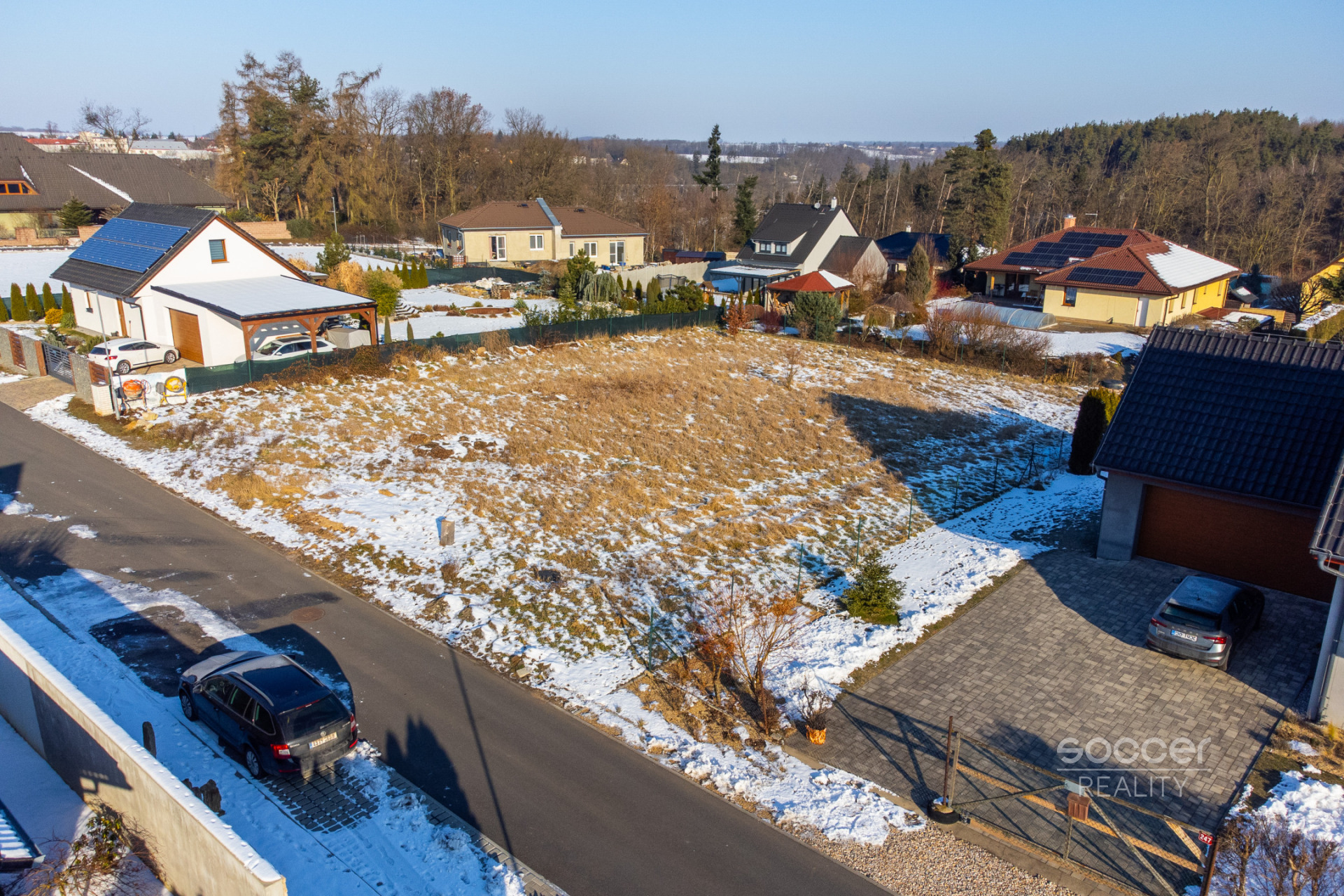 Prodej stavebního pozemku 1200 m² v obci Písková Lhota okres Mladá Boleslav.