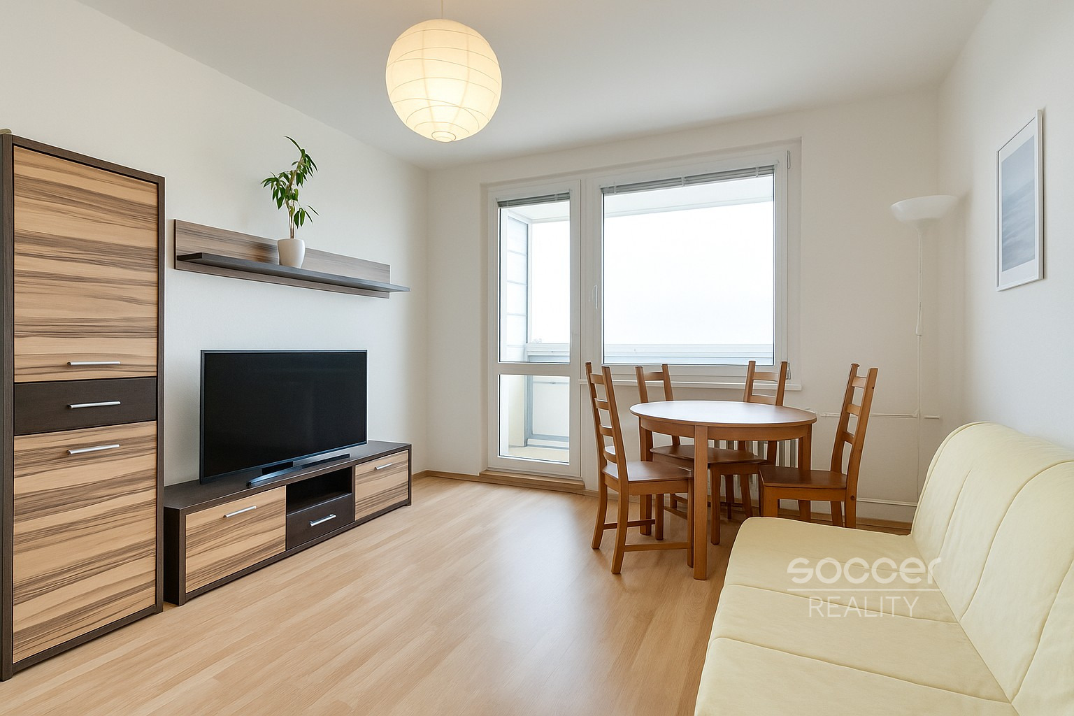 Prodej bytu 3+1 (původně 2+1), 63,7 m² včetně komory + 6,3 m² lodžie, Praha 4, Braník, ul. Údolní