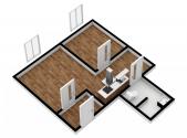 Pronájem bytu, 2+kk, 33 m²