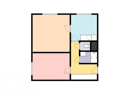 Pronájem bytu, 2+1, 45 m² obrázek