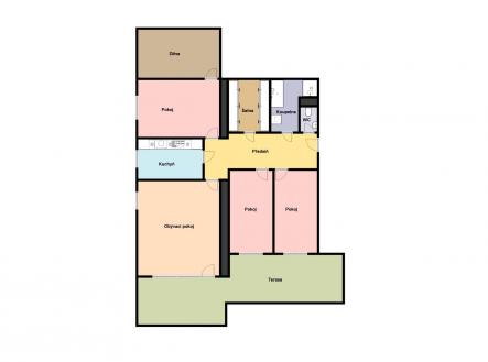 Prodej bytu, 4+1, 118 m²