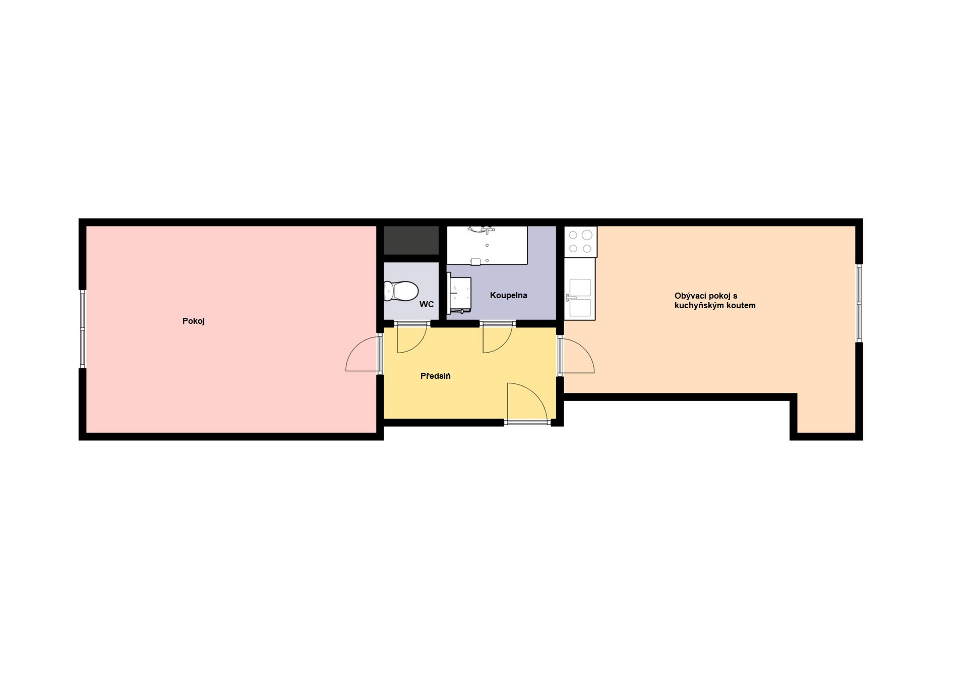 Prodej bytu 2+kk, 50 m2, Praha 9 - Vysočany, ul. Čerpadlová.