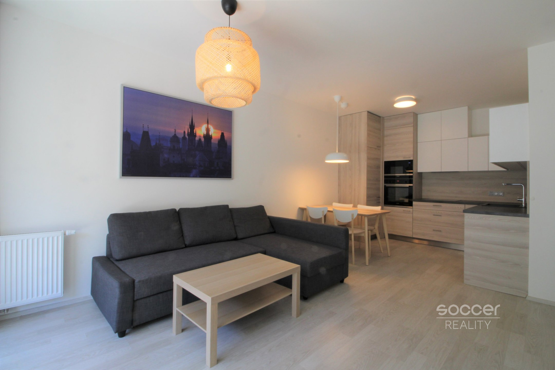 Pronájem bytu 2+kk, 55 m2, ulice U Mlýnského kanálu, Praha 8 – Karlín.