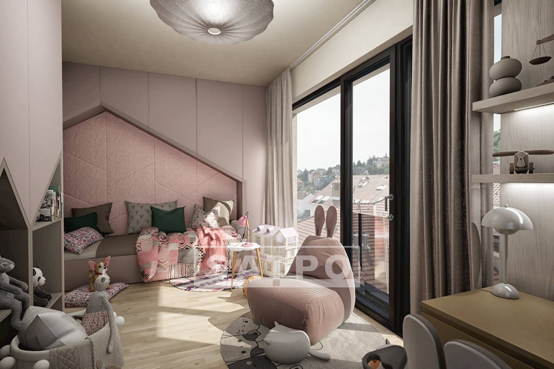 Prodej bytu 3+kk 95 m2 s balkonem, skladem a parkovacím stáním v rezidenční novostavbě