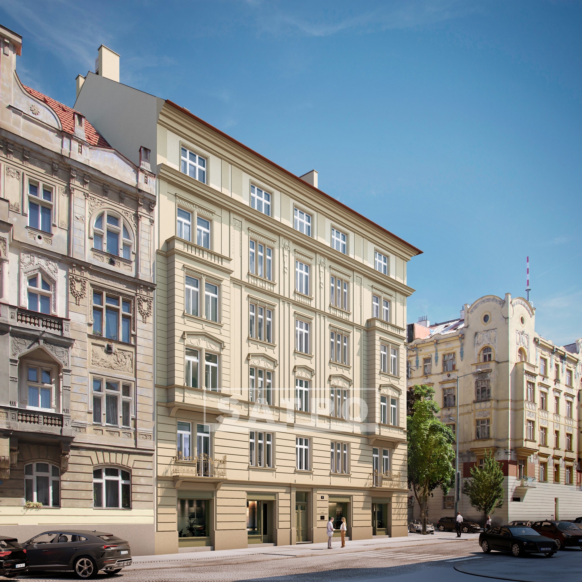 Prodej bytu 2+kk, 75 m2 - Praha - Vinohrady