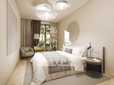 250211_LS_CCA_B1_loznice_byt B1_1 | Prodej bytu, 2+kk, 70 m²