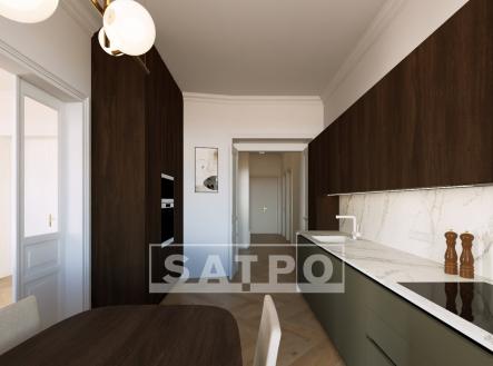 Rezidence PO7SKÁ_Praha 2 Vinohrady | Prodej bytu, 3+1, 121 m²