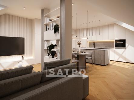 Rezidence PO7SKÁ_Praha 2 Vinohrady | Prodej bytu, 2+kk, 97 m²