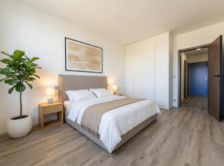 Ložnice vizualizace.jpg | Prodej bytu, 2+kk, 71 m²