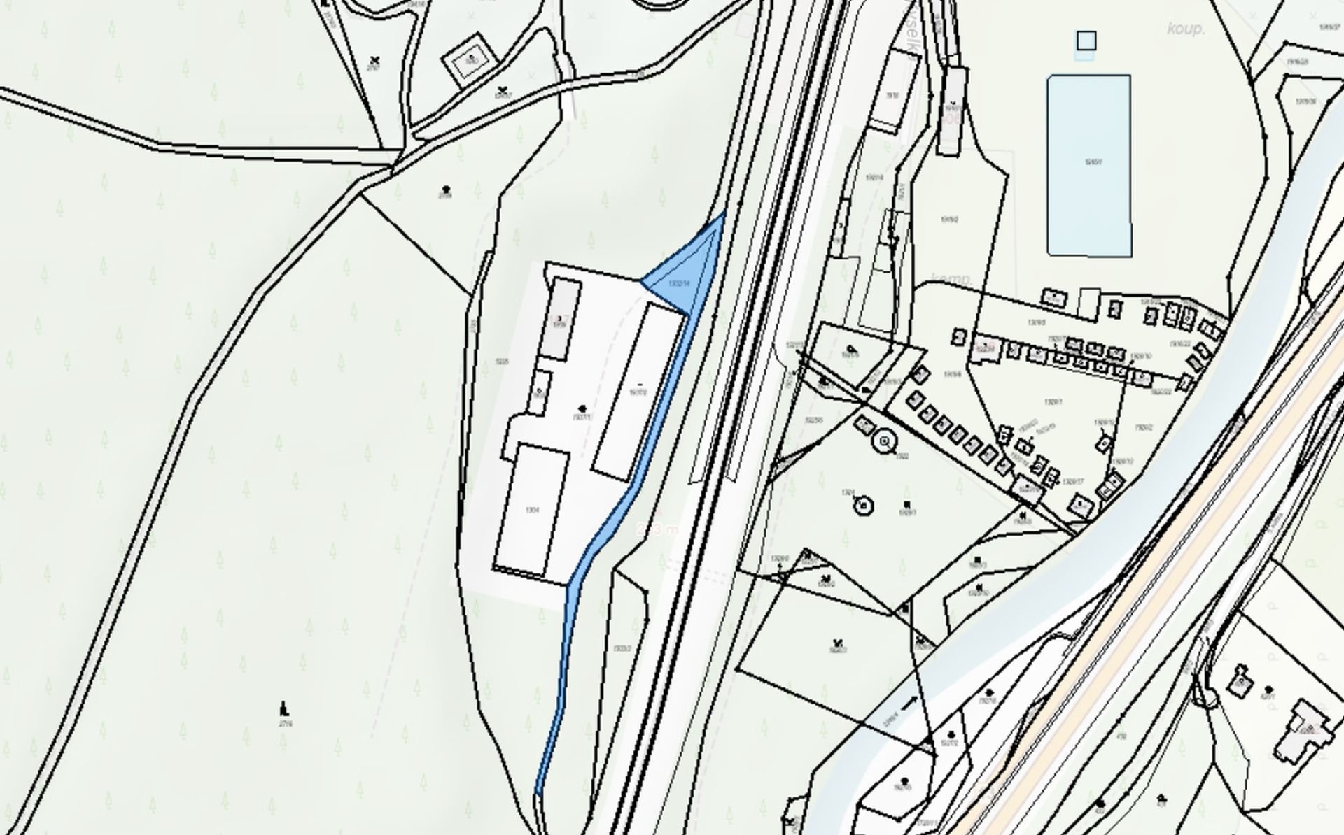 Dražby ostatní pozemky, 901 m2 - Bílina