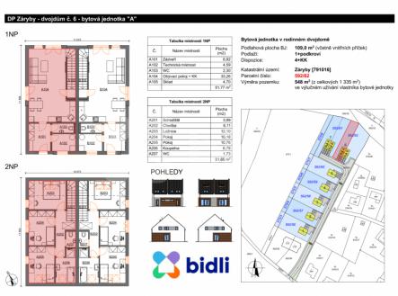 Prodej poloviny dvojdomu, 4+kk, 109 m2, Záryby, Praha - východ | Prodej - dům/vila, 109 m²