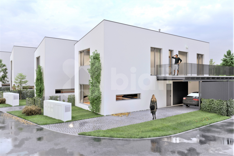 Řadový RD S 02, 4+1, 165 m2, garáž, 213 m2 zahrada, projekt Sedmdomů, Kladno