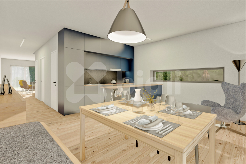 Řadový RD S 02, 4+1, 165 m2, garáž, 213 m2 zahrada, projekt Sedmdomů, Kladno