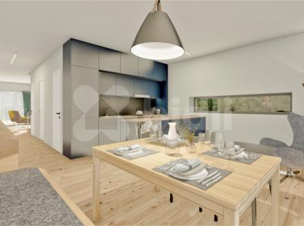 Řadový RD S 02, 4+1, 165 m2, garáž, 213 m2 zahrada, projekt Sedmdomů, Kladno | Prodej - dům/vila, 165 m²