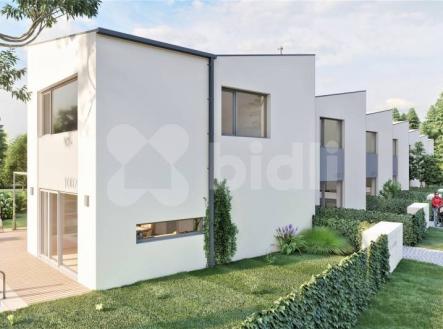 Řadový RD S 04, 4+1, 165 m2, garáž, 256 m2 zahrada, projekt Sedmdomů, Kladno | Prodej - dům/vila, 165 m²