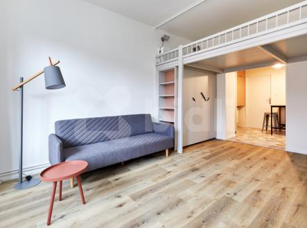 1+KK, 31,8 m2, Praha 3-Žižkov, ul. Milíčova | Pronájem bytu, 1+kk, 32 m²