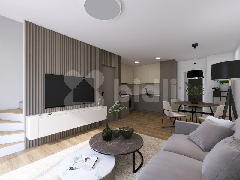 Mezonet, bytová jednotka 3+KK, 86 m2, zahrada 77 m2