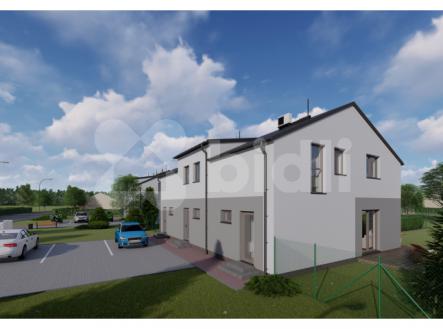 Řadový RD, krajní jednotka 3+KK, 86 m2, zahrada 177 m2 | Prodej - dům/vila, 82 m²