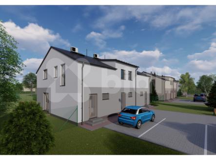 Mezonet, krajní bytová jednotka 3+KK, 86 m2, zahrada 177 m2 | Prodej bytu, 3+kk, 86 m²