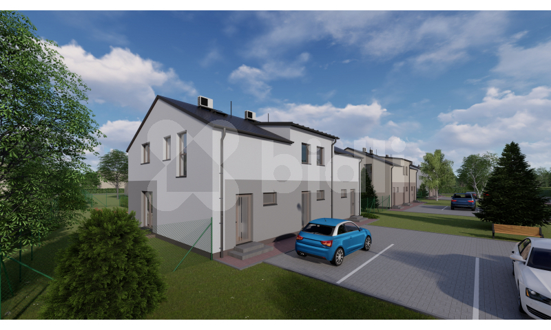 Mezonet, krajní bytová jednotka 3+KK, 86 m2, zahrada 181 m2