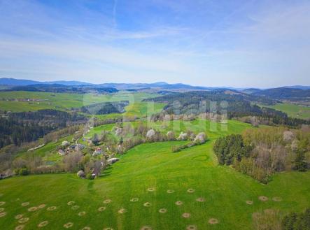 Prodej výjimečného pozemku s krásným výhledem 10 000 m2, Hořice na Šumavě | Prodej - pozemek pro bydlení, 10 000 m²