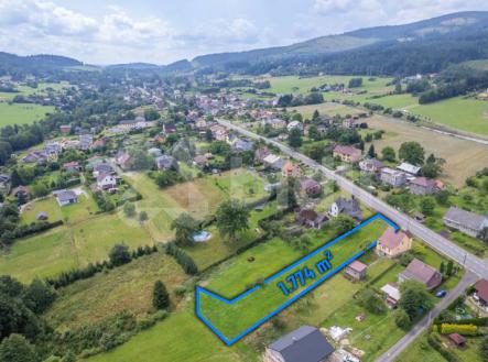 Prodej, stavební pozemek, 1 774 m2, Mosty u Jablunkova | Prodej - pozemek pro bydlení, 1 774 m²